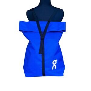 On Running Blue Black Backpack oncloud